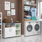 Armário  Com Rodinha  Suporte De Galão De Agua Com Tampo Na C