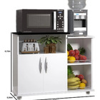 Armário  Com Rodinha  Suporte De Galão De Agua Com Tampo Na C