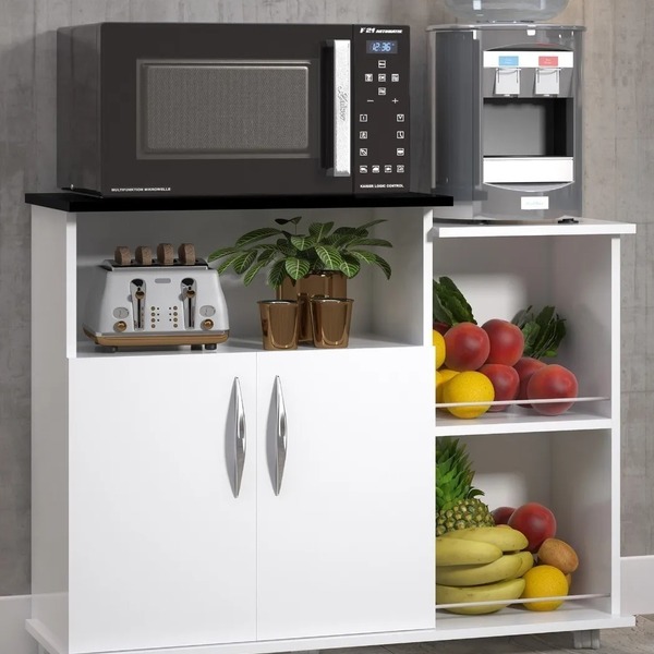 Armário  Com Rodinha  Suporte De Galão De Agua Com Tampo Na C