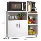 Armário  Mais Balcão Fruteira  Para Apartamento Moderno