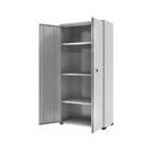 Armário Aço Escritório Fechadura 3 Prateleiras Ea303 Cinza