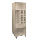 Armario Adega Para Sala De Jantar Sala De Estar Bege Tam. 60cm