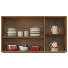 Armário Aérea 120cm 3 Portas 2 Prateleira Firenze D02 Amendol