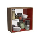 Armário Aéreo 01 Porta 60 Cm New Urban Nature/marsala - Kappe