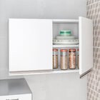 Armário Aéreo 02 Portas Para Cozinha 59 X 38 Cm Mdp Branco -