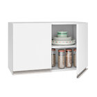 Armário Aéreo 02 Portas Para Cozinha 59 X 38 Cm Mdp Branco -