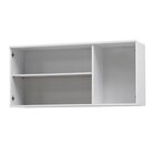 Armário Aéreo 03 Portas 118 Cm Nathan Branco - Ssx Multicoisas