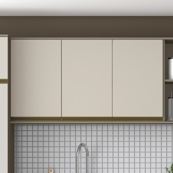 Armário Aéreo 03 Portas 120 Cm Évelin Henn