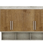 Armário Aéreo 1,40 Georgia Avelã e Jequitibá