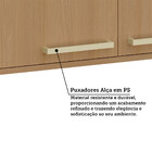 Armário Aéreo 100 Mdf 2 Portas 80cm Duna Luciane Móveis