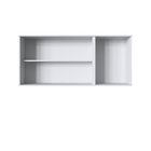 Armario Aereo 100% Mdf Com Vidro Reflecta E Puxadores De Alum