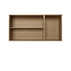 Armario Aereo 100% Mdf Com Vidro Reflecta E Puxadores De Alum