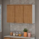 Armário Aéreo 100% Mdf Para Cozinha 3 Portas Americana 45 Gra