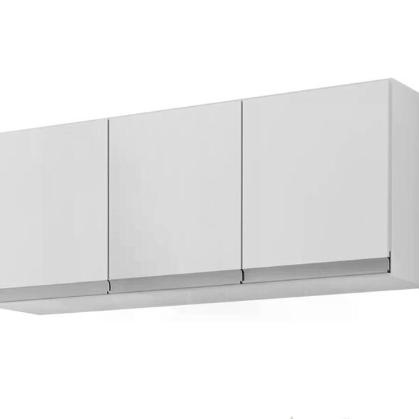 Armario Aereo 120 Cm 3 Portas Andreia Reajl Moveis