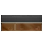 Armario Aereo 120 Cm E Armario Aereo 60 Cm Vidro Proenca Dema