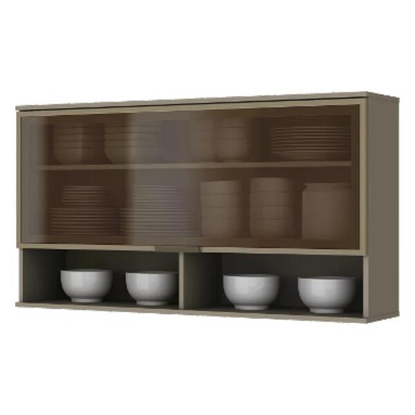 Armário Aéreo 120cm 1 Porta Basculante 100% Mdf Connect Duna/