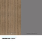 Armário Aéreo 120cm 1 Porta Basculante Com Nichos Isa Luciane