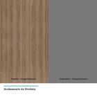 Armário Aéreo 120cm 1 Porta E Nicho Vanilla Com Cinza Puro