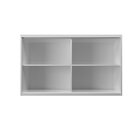 Armário Aéreo 120cm 2 Portas Com Vidro Moldurado Cozinha Sevi