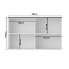 Armário Aéreo 120cm 2 Portas Cozinha Flórida Branco Artico