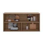 Armário Aéreo 120cm 2 Portas Etna Carvalho Oak/off White