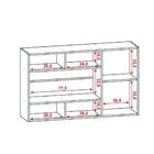 Armário Aéreo 120cm 2 Portas Vidro Nichos Nogueira E Black