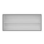 Armário Aéreo 120cm 3 Portas Andréia Cinza - Ajl Móveis