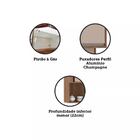 Armário Aéreo 120cm 3 Portas Basculantes Lari Luciane Móveis