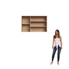 Armário Aéreo 120cm 3 Portas Com Prateleira Interna Isabelle