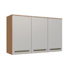 Armário Aéreo 120cm 3 Portas Com Prateleira Interna Isabelle