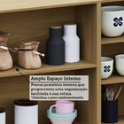 Armário Aéreo 120cm 3 Portas Elegance Luciane Móveis