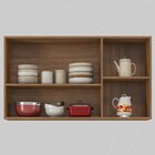 Armário Aéreo 120cm 3 Portas Firenze Amendola Touch/branco