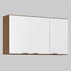 Armário Aéreo 120cm 3 Portas Firenze Amendola Touch/branco