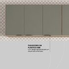 Armário Aéreo 120cm 3 Portas Firenze Avena Touch/menta