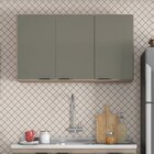 Armário Aéreo 120cm 3 Portas Firenze Avena Touch/menta