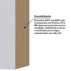 Armário Aéreo 120cm 3 Portas Slim Luciane Móveis
