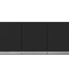 Armário Aéreo 120cm  Andréia 3 Portas Ajl Preto