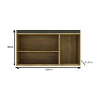 Armário Aéreo 120cm Com 2 Portas E 1 Nicho 2305v Porta Venezi