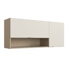 Armário Aéreo 120cm Para Cozinha 2 Portas Carol Mocca/areia