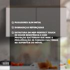 Armário Aéreo 120cm Para Cozinha Carvalho Oak Off White Etna