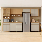 Armário Aéreo 2 Portas 120x78x32cm Madeira Carvalho Condessa Nesher