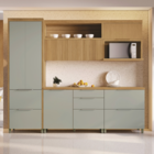 Armário Aéreo 1 Porta 120x82x32cm Madeira Nature Marquesa Nesher