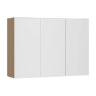 Armário Aéreo 3 Portas 120x85x33cm Madeira Freijó Slim Luciane