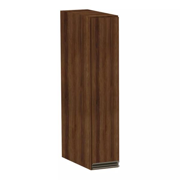 Armário Aéreo 15cm 1 Porta Jade Luciane Móveis - Nogueira Dou