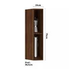 Armário Aéreo 15cm 1 Porta Jade Luciane Móveis - Nogueira Dou