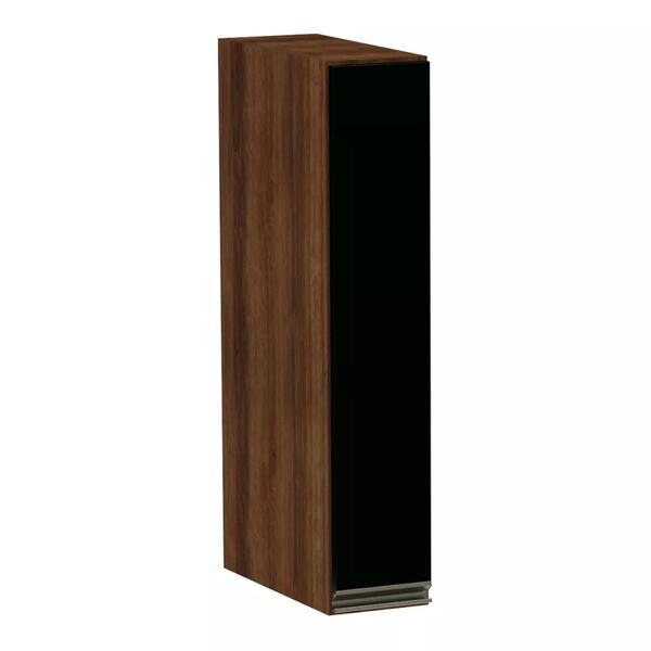 Armário Aéreo 15cm 1 Porta Jade Luciane Móveis - Nogueira Dou