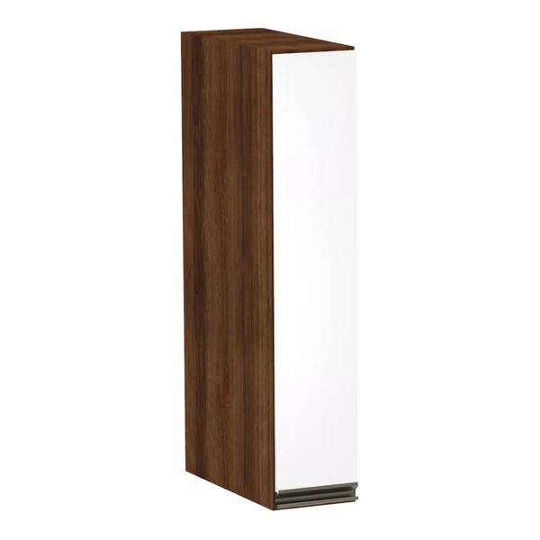 Armário Aéreo 15cm 1 Porta Jade Luciane Móveis - Nogueira Dou