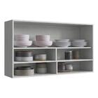 Armário Aéreo 1 Porta 120cm Capri Cr6034 Snow/nature