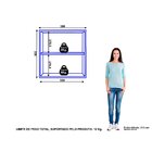 Armário Aéreo 1 Porta 1 Prateleira Favorita Cinamomo / Areia