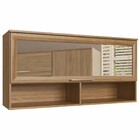 Armário Aéreo 1 Porta 2 Nichos Co8105 Naturalle - Decibal Móv